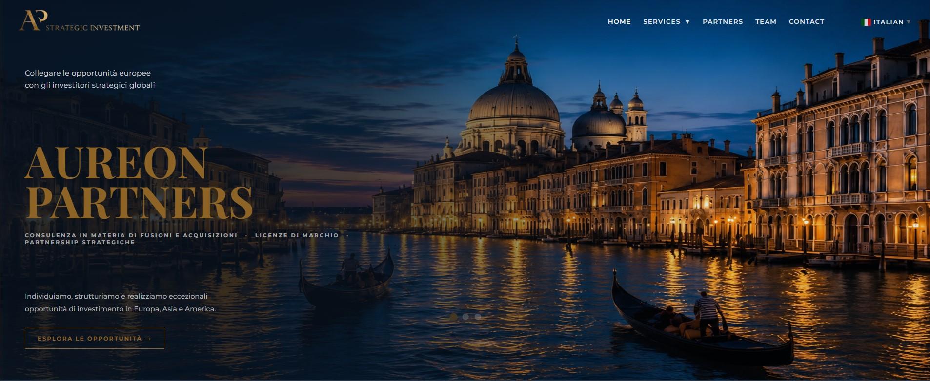 Aureon Partners website