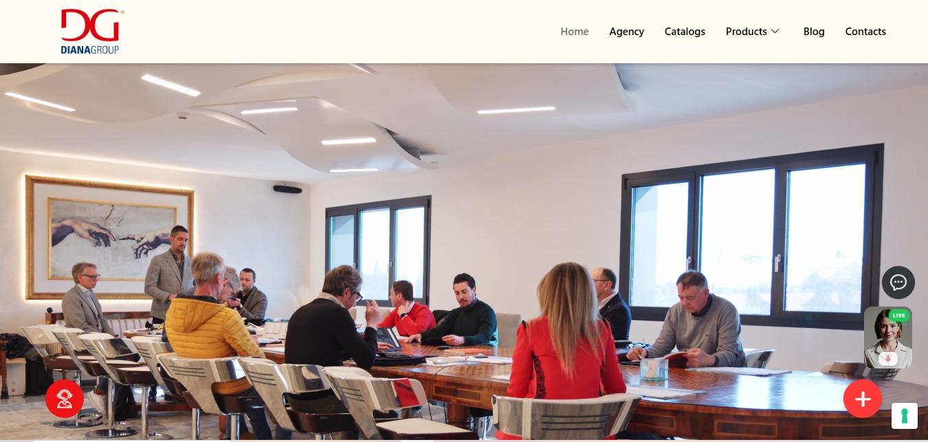 Diana Group website